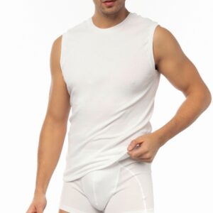 MINERVA ΑΝΔΡΙΚΗ Φανέλα αμάνικη MICROCOTTON * 2 TEMAXIA* -3746