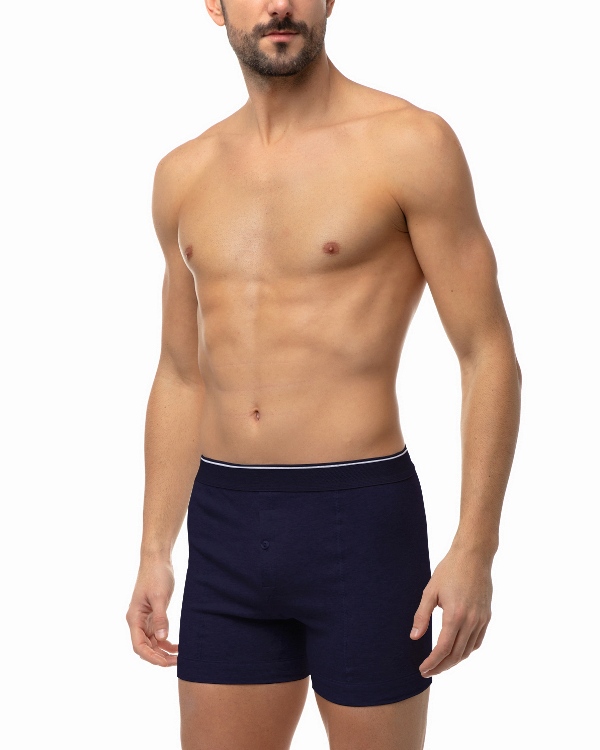 MINERVA ΑΝΔΡΙΚΟ Boxer Classic με κουμπί & ΑΝΟΙΓΜΑ 100% COTTON-3793