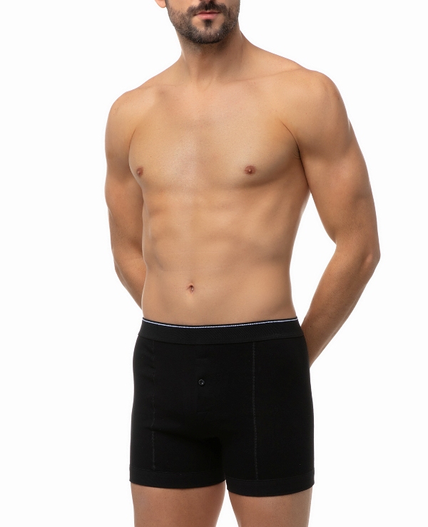 MINERVA ΑΝΔΡΙΚΟ Boxer Classic με κουμπί & ΑΝΟΙΓΜΑ 100% COTTON-3795