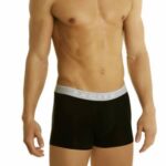 Set of 2 men's boxer briefs with outer elastic