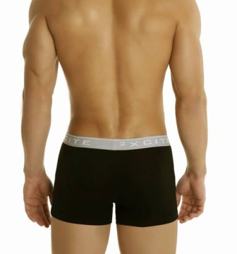 Set of 2 men's boxer briefs with outer elastic