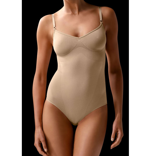 CONTROLBODY GOLD LASTEX BODYSUIT