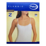 PALCO CLASSIC MOTIF WOMEN'S T-SHIRT STRAP 100% COTTON 2 ITEMS