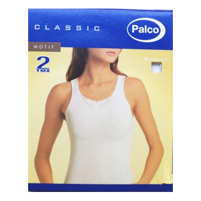 PALCO CLASSIC MOTIF ΓΥΝΑΙΚΕΙΑ ΦΑΝΕΛΛΑ ΧΩΡΙΣ ΜΑΝΙΚΙ 100% COTTON 2 TEMAXIA-0