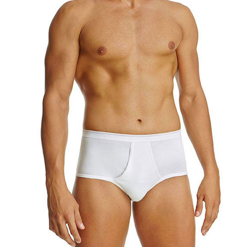 PALCO ΑΝΔΡΙΚΟ ΚΛΑΣΣΙΚΟ ΣΛΙΠ ΛΕΥΚΟ ΧΡΩΜΑ, 100% COTTON-0