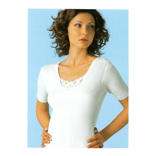 PALCO CLASSIC MOTIF ΓΥΝΑΙΚΕΙΑ ΦΑΝΕΛΛΑ ΜΕ ΚΟΝΤΟ ΜΑΝΙΚΙ 100% COTTON-370
