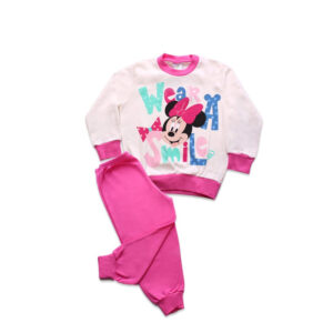 Minerva Baby Βαμβακερή Χειμερινή Πυτζάμα Disney Minnie