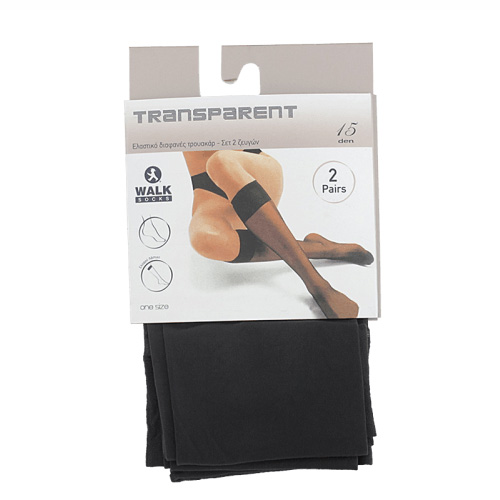 Walk Women's Socks 15 DEN 2 Pairs W551