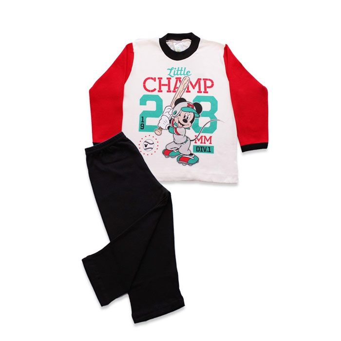 Minerva Παιδική Χειμερινή Πυτζάμα Disney Baby Mickey
