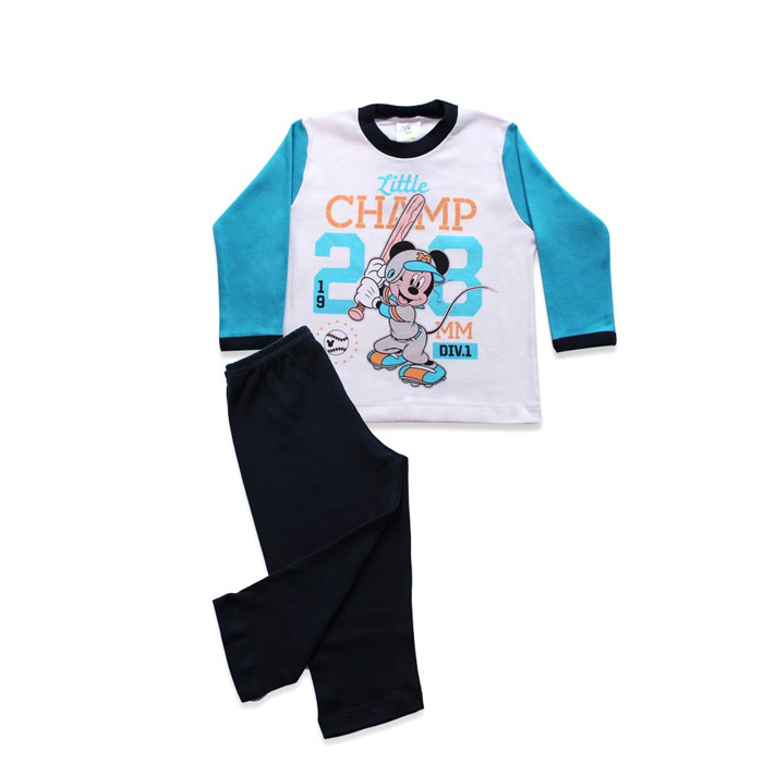 Minerva Παιδική Χειμερινή Πυτζάμα Disney Baby Mickey