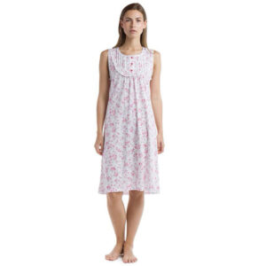 Harmony Women's Summer Nightgown Floral Sleeveless