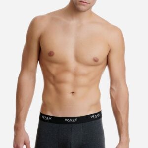Walk Men's Boxer με Εξωτερικό Λάστιχο 2 Τεμάχια-0