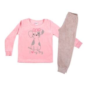 Minerva Children's Cotton Pyjamas Puppy Love 