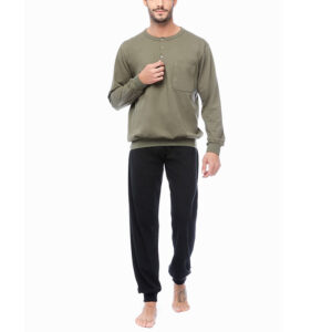 Minerva Men's Cotton Pyjamas Plain