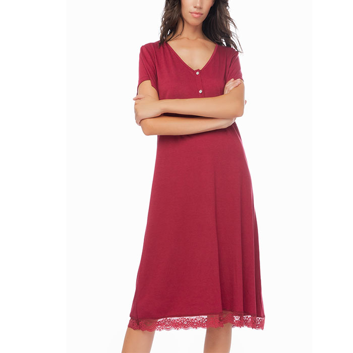 Minerva Women's Pregnancy - Breastfeeding Nightgown