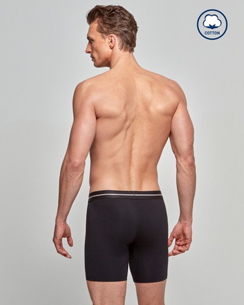 IMPETUS ΑΝΔΡΙΚΟ LONG BOXER COTTON STRETCH 93% Cotton + 7% Elastan-3268