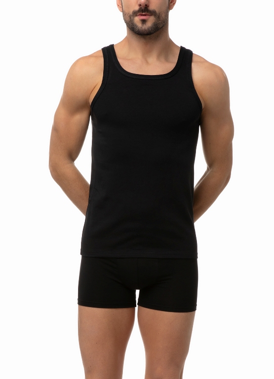 MINERVA Tencel Ανδρική Αμάνικη Φανέλα-3811