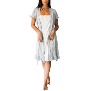 Galaxy Women's Summer Robe with Sleeve