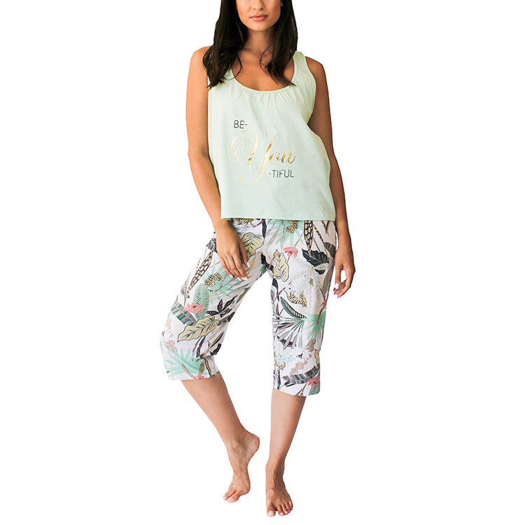 Galaxy Women's Summer Capri Pyjamas