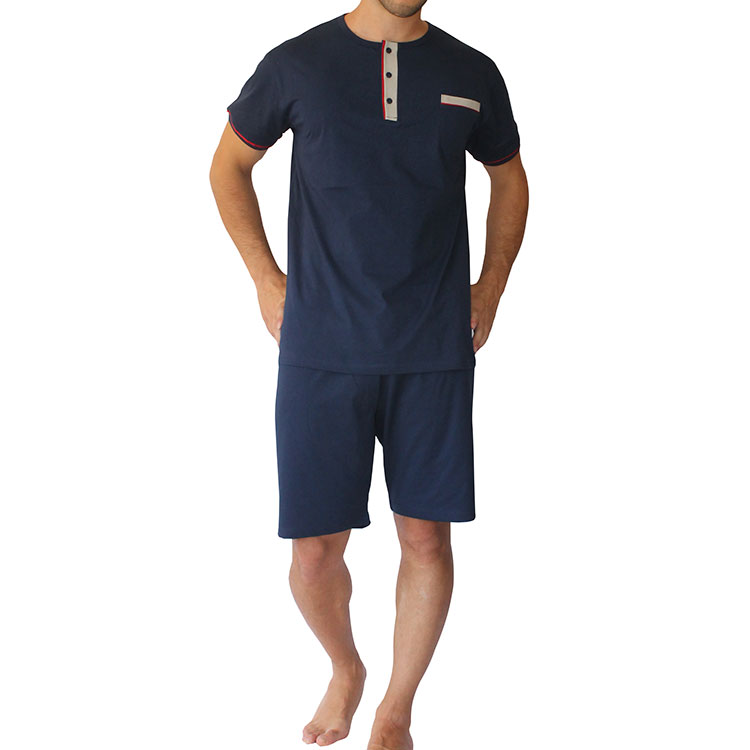 Galaxy Men's Summer Pyjamas 3 Piece Set (Shorts & Long Pants)