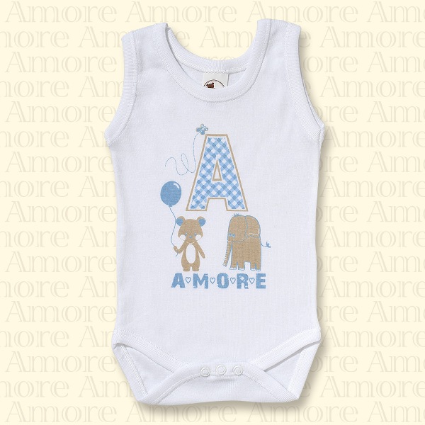 AMORE CHILDREN'S BODY SET 3 ITEMS without sleeves-4126 AMORE CHILDREN'S BODY SET 3 ITEMS without sleeves