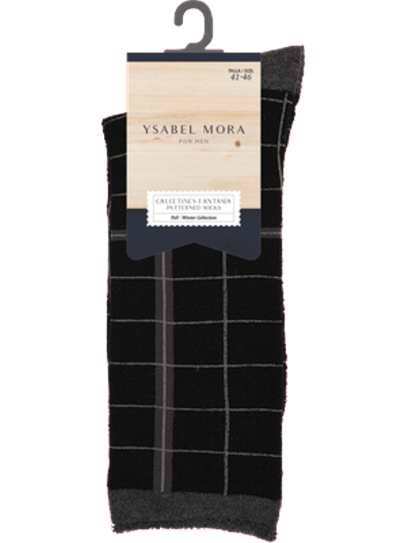 YSABEL MORA Men's Cotton Socks with Pattern-0 YSABEL MORA Men's Cotton Socks with Pattern
