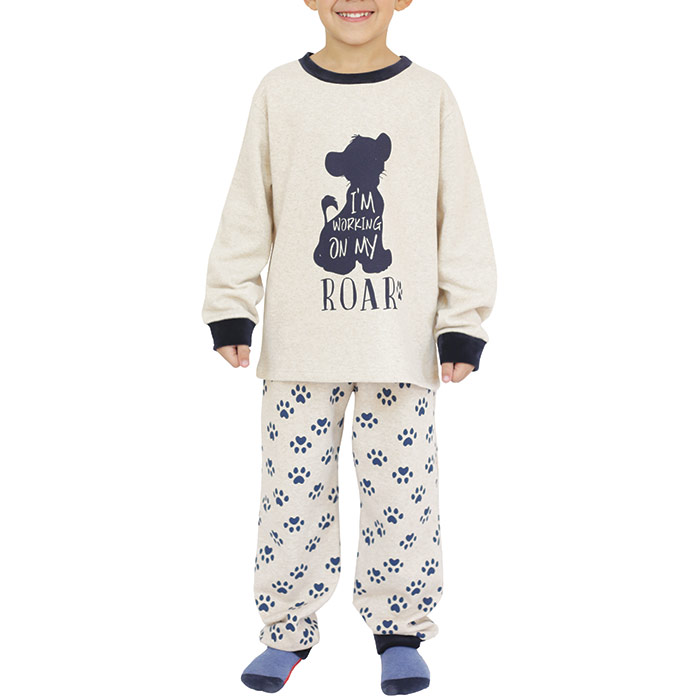 Galaxy Children's Winter Pyjamas ANIMAL PRINT (sweatshirt)