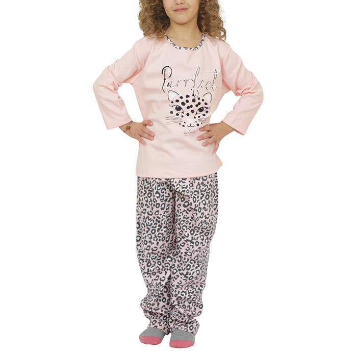 Galaxy Children's Cotton Winter Pyjamas LEOPAL PRINT
