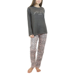 Galaxy Children's/Teenage Cotton Winter Pyjamas LEOPAL PRINT Winter 20-21
