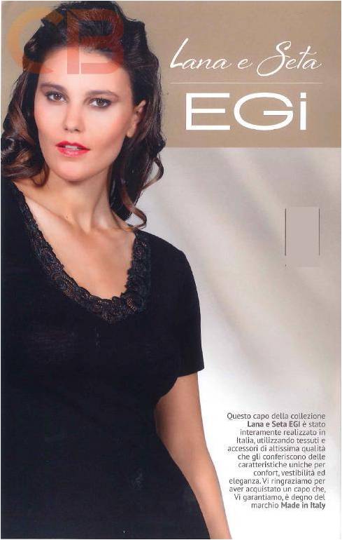 EGI Φανέλα γυναικεία μαλλί και μετάξι σειρά LACE-0