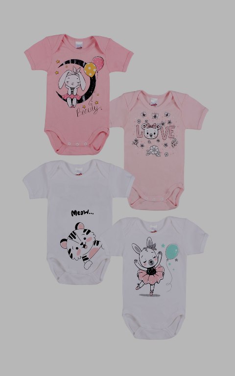 Minervakia Babies Love Short-sleeved baby Onesie-0 Minervakia Babies Love Short-sleeved baby Onesie