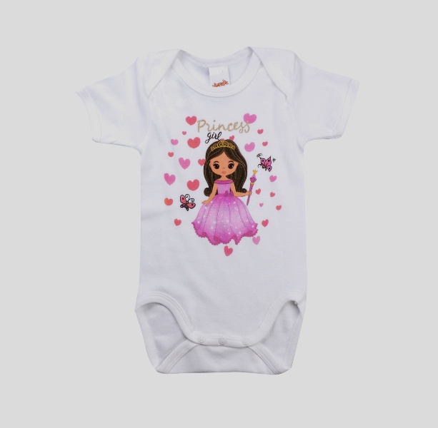 Minervakia Babies Princess Κοντομάνικο Βρεφικό Φορμάκι 4τμχ-4649