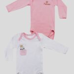 Minervakia Babies Princess Μακρυμάνικο Βρεφικό Φορμάκι 2τμχ-0