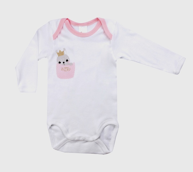 Minervakia Babies Princess Μακρυμάνικο Βρεφικό Φορμάκι 2τμχ-4643
