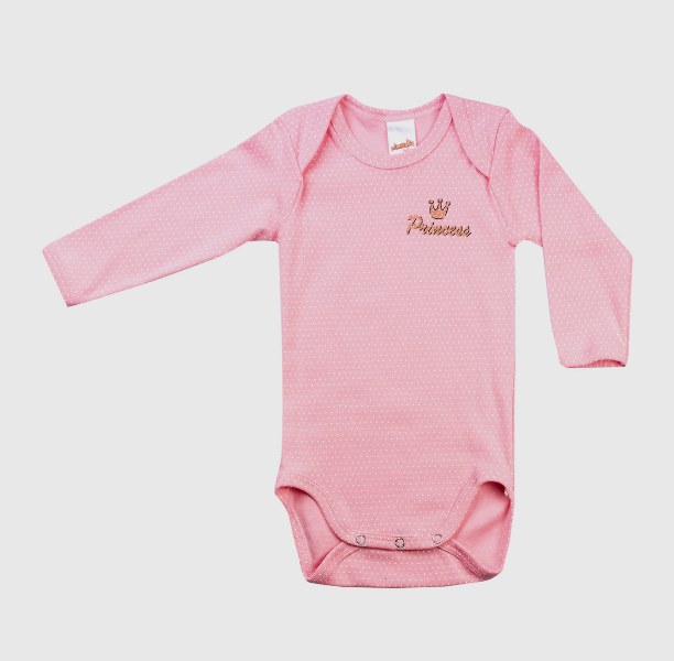 Minervakia Babies Princess Μακρυμάνικο Βρεφικό Φορμάκι 2τμχ-4642