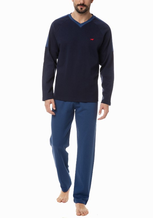 Minerva Bull V-Neck Raglan Men's Pyjamas