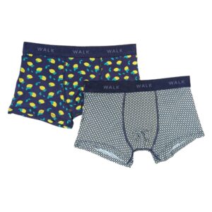WALK KIDS BOXER BAMBOO WITH PATTERN 2 ITEMS