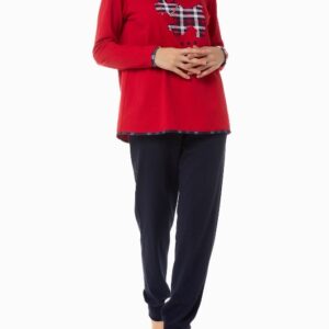 Minerva Women's Cotton Pyjamas Doggy