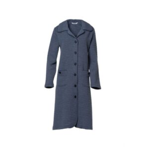 Harmony Women's Long QUILTED Winter Robe WITH BUTTONS 