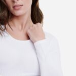 WALK ΓΥΝΑΙΚΕΙO TOP ΜΑΚΡΥ ΜΑΝΙΚΙ ΛΑΙΜΟΚΟΨΗ BAMBOO-5268