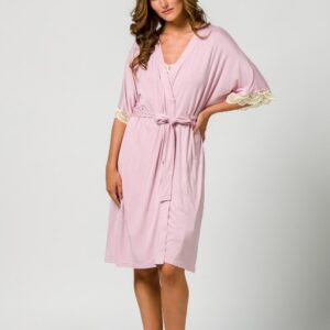 Harmony Γυναικείο Δετή ρόμπα με τσέπες και ζώνη. SPRING SUMMER 2021 COLLECTION, -0
