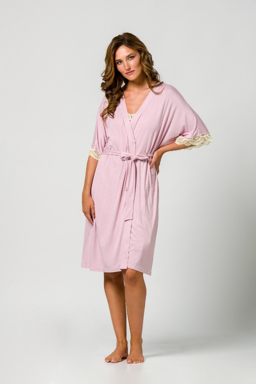 Harmony Γυναικείο Δετή ρόμπα με τσέπες και ζώνη. SPRING SUMMER 2021 COLLECTION, -0
