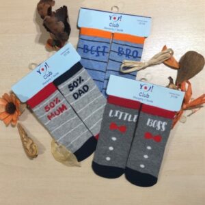 YOU CLUB SOCKS ΠΑΙΔΙΚΗ ΒΑΜΒΑΚΕΡH ΚΑΛΤΣA Boy SET 3τεμ-0