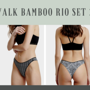 WALK WOMEN RIO BAMBOO WITH PATTERN 2 ITEMS W2018-9