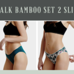 WALK WOMEN'S SLIP WITH PRINT BAMBOO 2PCS W2012-49-0