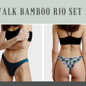 WALK WOMEN RIO BAMBOO WITH PATTERN 2 ITEMS W2018-8-0