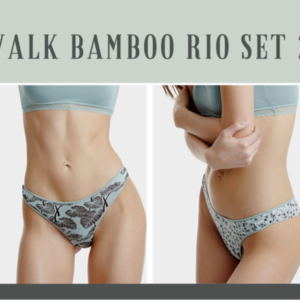 WALK WOMEN RIO BAMBOO WITH PATTERN 2 ITEMS W2018-7-0