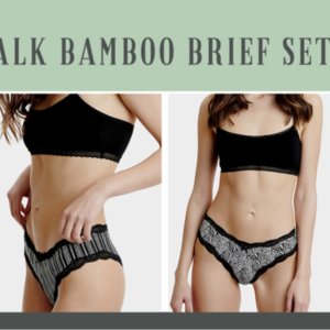WALK WOMEN'S BRIEF LACE BAMBOO 2PCS W2014-45-0
