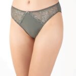 Elite Form Γυναικείο εσώρουχο βαμβακερό Slip 2/4 LACE.-6007