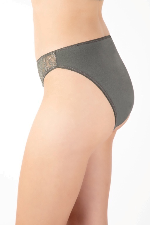 Elite Form Γυναικείο εσώρουχο βαμβακερό Slip 2/4 LACE.-6008